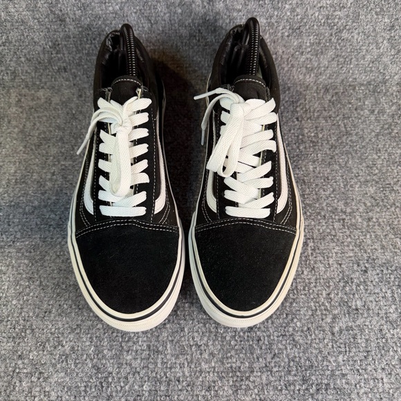 Vans Old Skool Black White Skate Shoes Mens 8.5 Womens 10 Classic - Picture 7 of 8